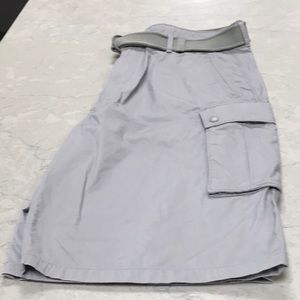 Levi’s gray cargo shorts. Never worn. W 38.